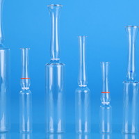 Flacon SPG Ampola Amber Clear Sérum Produits 1ml Ampoules rondes en verre Cq