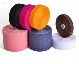 Cinta de Gancho y Bucle de Nailon Suave de 150 mm, Precio de Fábrica, Venta al por Mayor, Cinta de Gancho y Bucle Colorida para Zapatos, Bolsos y Prendas, 280 Colores - Product Image 1