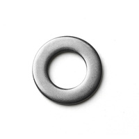 304 Stainless Steel Imperial Flat Washer US Standard USS Wide-Type Sizes 1# 2# 4# 1/4" Whitewashing Finish for Rail Transit