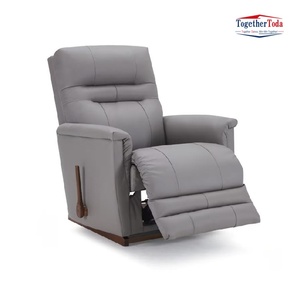 Sillón Reclinable de Tela, Acolchado y Tapizado, con Reposapiés Ajustable para Relajarse en la Sala de Estar - Product Image 5