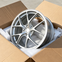 Rines Ligeros Forjados Estilo Y de 17, 18 y 19 Pulgadas, 5x114.3, 5x120, de Aleación de Aluminio Plateado, para Autos de Pasajeros