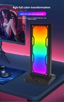 Soporte para Auriculares de Juego RGB con Luz Rítmica LED, Puerto Dual Tipo-C, Organizador de Escritorio para PS5, Xbox, Switch, Accesorios para Gamers