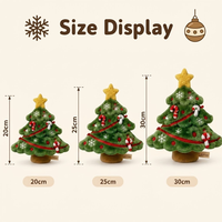 Peluche personnalisée pour arbre de Noël, jouet en peluche doux, poupée de Noël, canne à sucre, flocon de neige, décoration de fête de Noël, faible MOQ, OEM, ODM
