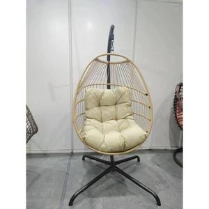 Đơn giản sắt có thể gập lại trong nhà/ngoài trời Treo Giỏ <span class=keywords><strong>Swing</strong></span> cho ban công sân hoặc công viên sử dụng đa năng đồ gỗ ngoài trời - Product Image 5