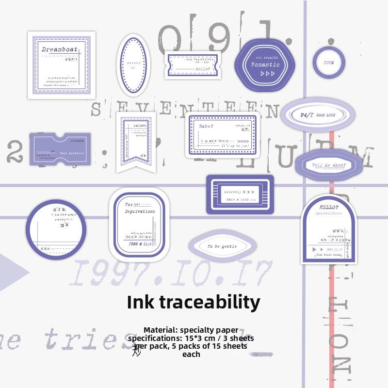 A Ink Trace white