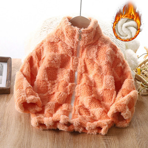 Rts trẻ em trẻ em đa màu Zip Áo khoác mùa đông sang trọng Mô Hình Kẻ Sọc <span class=keywords><strong>Unix</strong></span> chàng trai cô gái áo khoác ngoài - Product Image 3