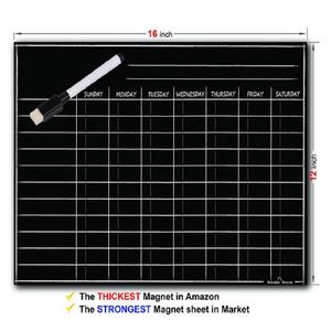 A4 /A3/12*16/11*17 Tablero semanal magnético de borrado en seco <span class=keywords><strong>Nevera</strong></span> promocional Calendario mensual magnético <span class=keywords><strong>Pizarra</strong></span> <span class=keywords><strong>con</strong></span> marcador - Product Image 6