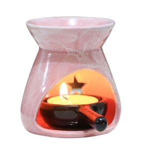 Quemador de cera de vela para aromaterapia, Quemador de aceite de cerámica de estilo europeo, lampe - Product Image 3