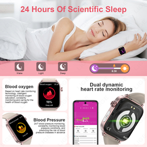 Lige bwet570 Nhiệt Độ Cơ Thể Thông Minh Đồng Hồ Cho Nam Giới Phụ Nữ Tiên Tiến Nhịp Tim Oxy Trong Máu/Áp Lực Giấc Ngủ Chất Lượng Android IOS - Product Image 3