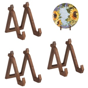 แท่นโชว์ไม้รูปสามเหลี่ยมขนาด 6x4x6.5 นิ้วสำหรับจัดเก็บเครื่องครัว - Product Image 2