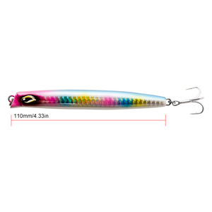 Leurre de pêche NOEBY Stickbait Popper Luminous pour la pêche en eau salée au jigging, style japonais - Product Image 2