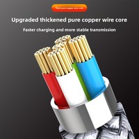 Kabel Data USB-A ke Type-C dengan Anyaman Tembaga Murni dan Pengisian Cepat serta Transfer Data untuk Perangkat Android OPPO OnePlus.