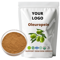 Usine Fairir haute qualité 70% oleuropéine en vrac oleuropéine prix extrait liquide de feuille d'olivier 20 oleuropéine échantillons gratuits