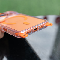 Étui bandoulière transparent pour iPhone 17 Pro avec cordon amovible, étui de téléphone pour iPhone 17 Pro avec cordon tour de cou