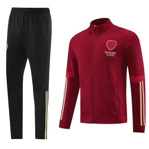 足球套装男士训练运动长袖夹克套装批发2024足球运动服足球