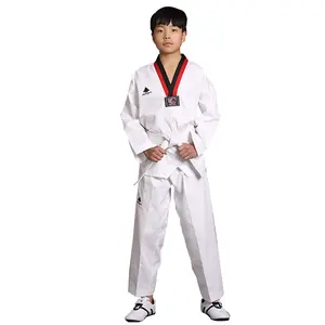 Woosung alta calidad Corea al por mayor WTF taekwondo uniforme dobok palabra taekwondo uniforme ropa