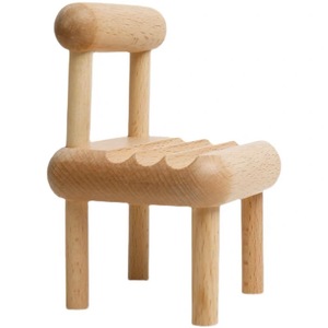Creative Chair Phone Stand Mini Desk Holder Portable Plastic Cartoon Style for Office Home Use - Product Image 4