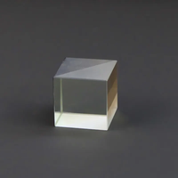 HC-Optics Prisma Kubus Pemisah Sinar Presisi Tinggi BK7 Non-Polarizing dengan Transmisi 45% untuk Metrologi Optik Interferometer