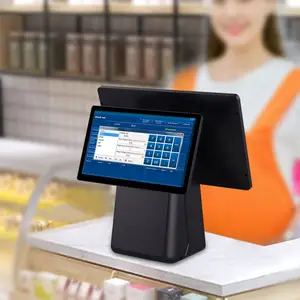 Android Linux uCOS RTOS system best all in one touch pos system machine supplier