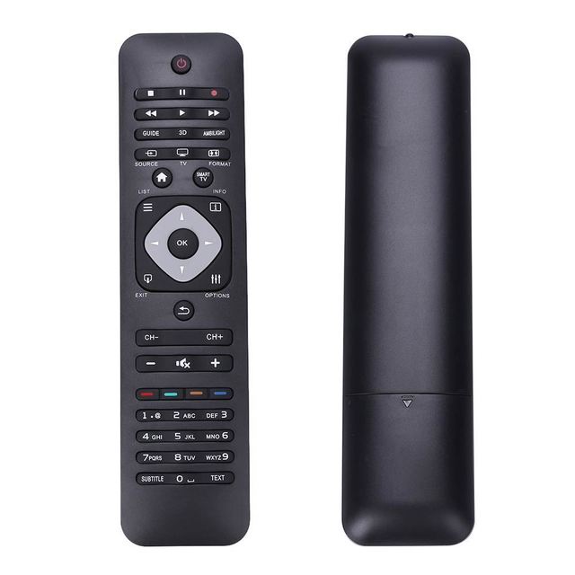 Replacement TV Remote Control Suitable for Philips 242254990467/2422 549 90467 Black Television Remote Controller