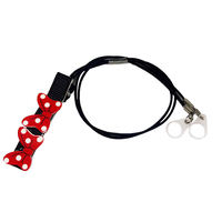 Protector de audífonos para niñas, clip Otoclip, cordón antipérdida binaural/monaural para audífonos BTE, cuerda negra ecológica de 35 cm
