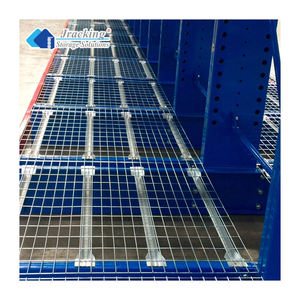 La pile résistante de stockage d'entrepôt étire le Decking de grillage en acier de Protection contre la corrosion pour le support de palette - Product Image 3