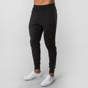 Pantalons de sport Fitspi pour hommes, en coton élastique musculaire, coupe slim, pieds fins, entraînement physique, course à pied, pantalons de jogging en gros - Product Image 4