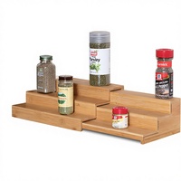 Étagère à épices extensible à 3 niveaux, moderne, écologique, personnalisable en usine, pour le rangement et l'organisation de la cuisine