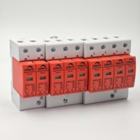 T2 420V 3P 40kA 40A parafoudre dispositif de système solaire de protection 20KA 420V 3P dispositifs de protection contre les surtensions pour la protection contre la foudre