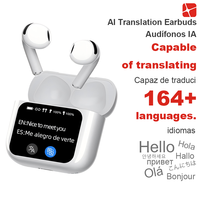 Estuche Inteligente TWS para Auriculares 5.3 con Pantalla Digital y Resistencia al Agua IPX5, Traductor IA en Tiempo Real para Viajes