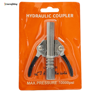 Acoplador de pistola de engrase de alta presión con bloqueo, boquilla manual para bomba de engrase, boquilla de engrase de doble mango - Product Image 1