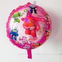 Ensemble de ballons gonflables doubles pour enfants belle balle de dessin animé ballon flottant feuille matériel en gros nouvelle balle
