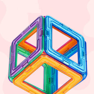 Blocs de construction magnétiques pour enfants 122 pièces jouets de construction magnétiques 3D jeux éducatifs cadeaux pour enfants de 3 4 5 6 7 ans - Product Image 3