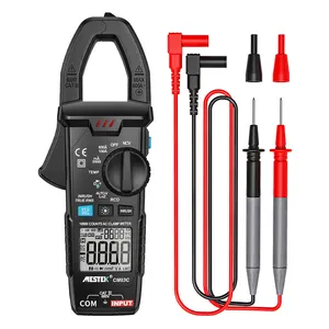 600A Digital AC Current Clamp Meters Current Clamp Multimeter 10000 Counts Meter Frequency Capacitance NCV Digital Clamp Meters