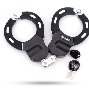 Candado Antirrobo Tipo Esposa de Acero Endurecido con Revestimiento de Silicona para Motocicletas, Bicicletas y Patinetes Eléctricos de Uso Rudo - Product Image 4