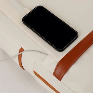 Mochila Moderna y Sencilla para Mujer, para Viajes al Aire Libre, Negocios, de Lona, Gran Capacidad, Resistente al Desgaste, con Interfaz USB, de Mano - Product Image 2