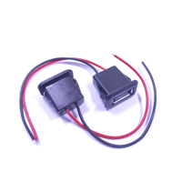 Connecteur de câble de données USB femelle 2 broches et 4 broches pour prise de charge – Catégorie de produit : Connecteur USB