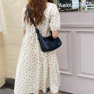 Bolso Bandolera Retro de Media Luna para Mujer, Blanco, Gran Capacidad, Uso Diario, Estilo Dumpling, Moderno - Product Image 5