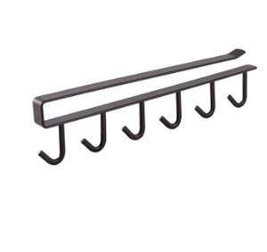 <span class=keywords><strong>Cocina</strong></span> 6 gancho organización colgantes de almacenamiento secado blanco de alambre de acero inoxidable taza de café titular - Product Image 3