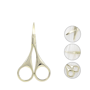 Ciseaux de beauté haute performance pour manucures en salon, en acier inoxydable durable avec lame incurvée et tranchante pour les cuticules et les ongles - Product Image 3