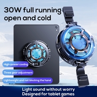 Refroidisseur pour ordinateur portable à semi-conducteur de grande taille Portable MEMO CX05 Refroidisseur de tablette magnétique Frozen Ice avec lumière RVB pour iPad Gaming