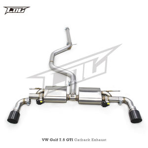 Sistema de Escape Catback de Acero Inoxidable Boska <span class=keywords><strong>Performance</strong></span> para VW <span class=keywords><strong>GOLF</strong></span> 7/<span class=keywords><strong>7.5</strong></span> MK7/MK7.5 <span class=keywords><strong>GTI</strong></span> 2.0T 2014-2020 - Product Image 2