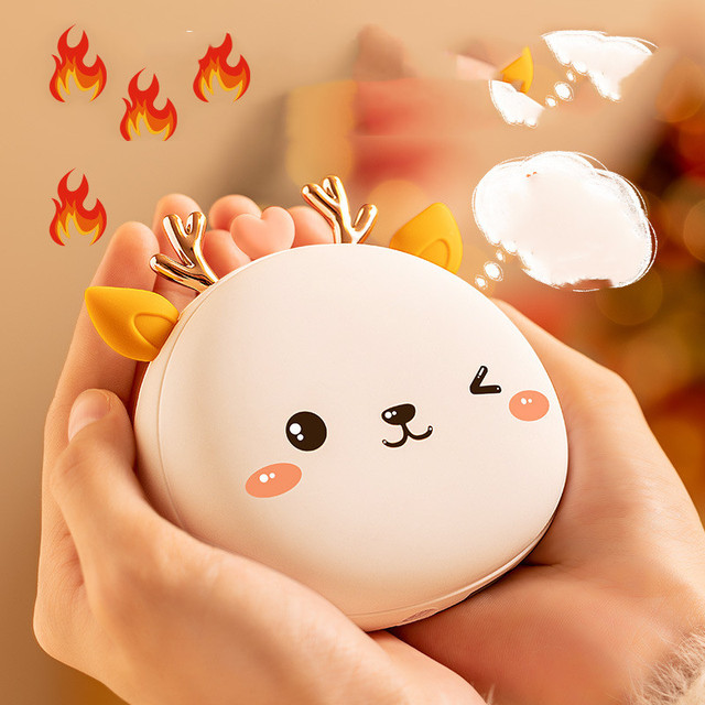 Best Gift Cute Hand Warmer Power Bank with Quick Charge Support for Outdoor Use