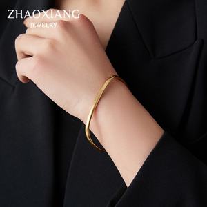 Hot Sale Unisex <b>Stainless</b> <b>Steel</b> Square Bracelet Single Stone Diamond Minimalist Fashion Customized Engagement Buddhism <b>Bangles</b> - Product Image 6