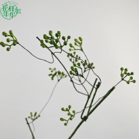 Hochwertige Künstliche Frucht- und Beeren-Rattan-Zweige für Blumendesign-Arrangements, Große 140cm Florale Weidenzweige zur Heimdekoration