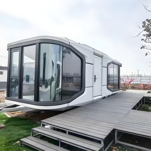 Casa Prefabricada Moderna de 40 Pies, Alimentada por Energía Solar, Tipo Cápsula Espacial con Ruedas, Villa Cápsula Espacial - Product Image 5