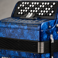 Accordéon professionnel 96 basses Bayan B-System, instrument de jeu pour adultes, grade d'examen, 69 boutons