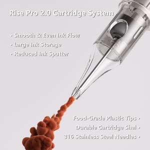 Agujas <span class=keywords><strong>de</strong></span> Cartucho para Tatuaje <span class=keywords><strong>de</strong></span> Marca Privada, Esterilizadas con Gas EO al 100%, Desechables, Personalizadas OEM Pro2.0, con Membrana - Product Image 4