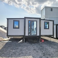 Maison et bureau en conteneur d'acier extensible de 20 à 40 pieds, 2 chambres, 3 chambres, design moderne et luxueux