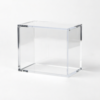 Vitrine en acrylique Geling pour boîte d'entraînement Elite, transparente, écologique, design détachable, carrée, moderne, petite, la plus vendue